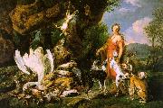  Jan  Fyt, Diana with her Hunting Dogs Beside the Kill
